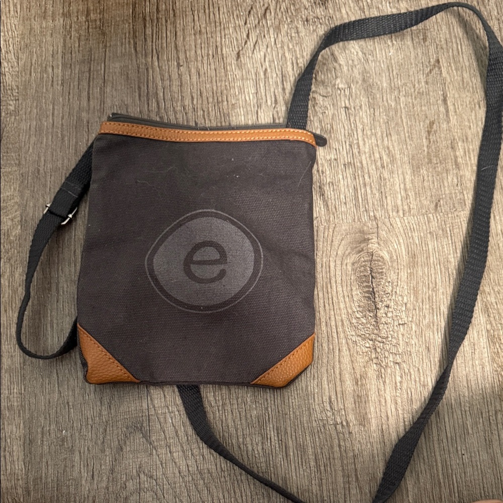 Thirty-One Black and Brown Messenger Bag